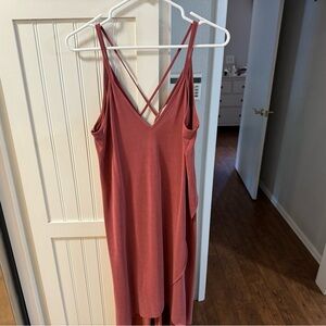 Lulus Red High low dress
